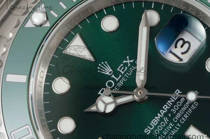 MiroTime 0401 Submariner 116610 LV Green Ceramic APSF 1:1 Best Edition on SS Bracelet VR Stretchable 2376